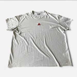 Nike ACG White Tee with Small Orange Triangle Logo